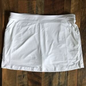 Callaway Golf skort skirt shorts tennis pickleball Size XL white New w/tags